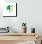 Leo Wrapped Canvas 12x12 | Zodiac Series 4 - Beyond T-shirts